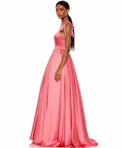 Mac Duggal Tie Shoulder Sweetheart Ballgown Shop For