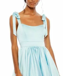 Mac Duggal Tie Shoulder Sweetheart Ballgown Shop For