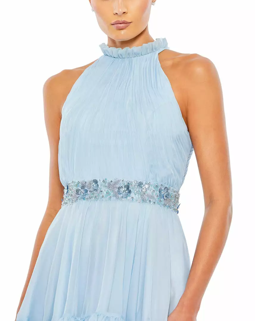 Mac Duggal Halter Neck High Low Flowy Gown Shop For 8 Mac Duggal Halter Neck High Low Flowy Gown Shop For