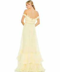 Mac Duggal Shop For Ruffle Tiered Babydoll Flowy Gown 12 Mac Duggal Shop For Ruffle Tiered Babydoll Flowy Gown