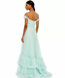 Mac Duggal Shop For Ruffle Tiered Babydoll Flowy Gown 9 Mac Duggal Shop For Ruffle Tiered Babydoll Flowy Gown