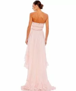 Mac Duggal Beaded Ruffle High Low Gown Shop For