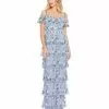 Mac Duggal Layered Floral Embellished Maxi Dress Shop For