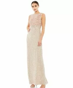 Mac Duggal Sleeveless Sequin Column Gown 11 Mac Duggal Sleeveless Sequin Column Gown