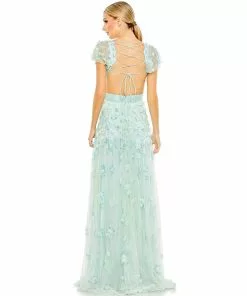 Mac Duggal Shop For Floral Embellished Lace Up Flowy Gown 13 Mac Duggal Shop For Floral Embellished Lace Up Flowy Gown