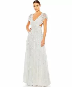 Mac Duggal Shop For Floral Embellished Lace Up Flowy Gown 15 Mac Duggal Shop For Floral Embellished Lace Up Flowy Gown