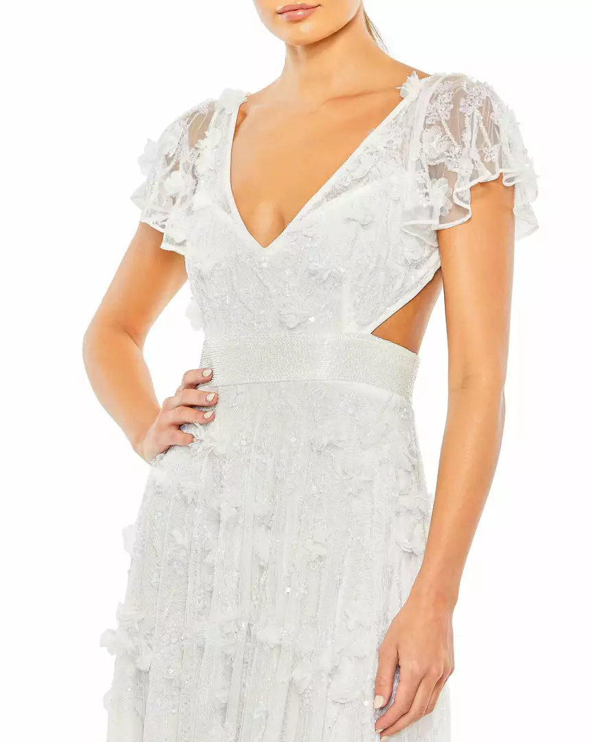 Mac Duggal Shop For Floral Embellished Lace Up Flowy Gown 9 Mac Duggal Shop For Floral Embellished Lace Up Flowy Gown