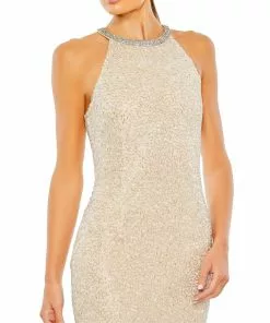 Mac Duggal Shop For Beaded Halter Neck Column Gown 14 Mac Duggal Shop For Beaded Halter Neck Column Gown