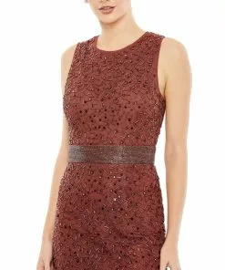 Mac Duggal Geometric Embellished Sleeveless A Line Dress Shop For 14 Mac Duggal Geometric Embellished Sleeveless A Line Dress Shop For